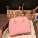 Hermes 25cm bolide epsom 3Q /Rose Sakura Full Handmade Silver Hardware017 Hermes 25cm bolide epsom 3Q /Rose Sakura Full Handmade Silver Hardware017