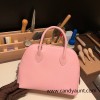 Hermes 25cm bolide epsom 3Q /Rose Sakura Full Handmade Silver Hardware017