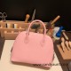 Hermes 25cm bolide epsom 3Q /Rose Sakura Full Handmade Silver Hardware017 Hermes 25cm bolide epsom 3Q /Rose Sakura Full Handmade Silver Hardware017