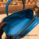Hermes 25cm bolide Epsom B3 /Blue Zanzibar Full Handmade Silver Hardware022 Hermes 25cm bolide Epsom B3 /Blue Zanzibar Full Handmade Silver Hardware022