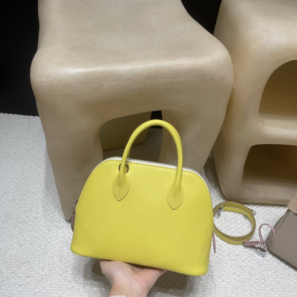 9R/Lime×X9/Mauve Sylvestre×I2/Nata  Silver Hardware Bolide 25cm Epsom