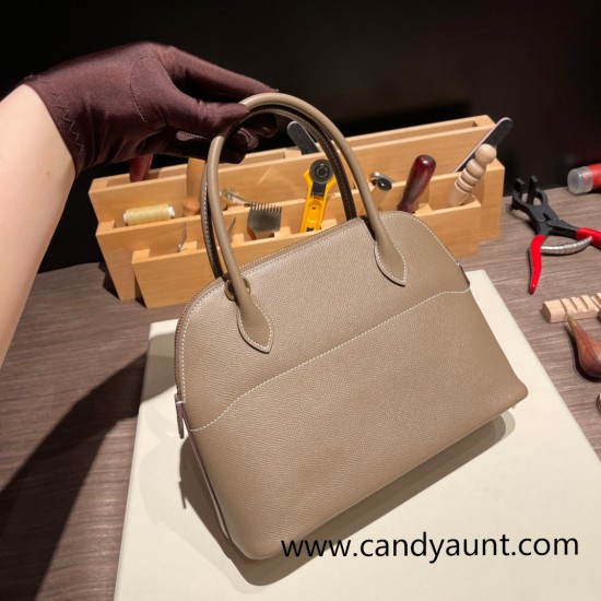 Hermes 27cm bolide 18 /Étoupe Grey (Étoupe)Gold Hardware Full Handmade Hermes 27cm bolide 18 /Étoupe Grey (Étoupe)Gold Hardware Full Handmade