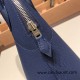 Hermes 27cm bolide Epsom 73 /Blue Saphir Silver Hardware Full Handmade Hermes 27cm bolide Epsom 73 /Blue Saphir Silver Hardware Full Handmade