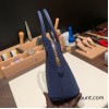 Hermes 27cm bolide Epsom 73 /Blue Saphir Gold Hardware Full Handmade