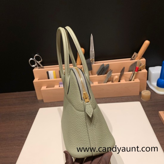 Hermes 27cm bolide Tc Q1 /Sauge Gold Hardware Full Handmade Hermes 27cm bolide Tc Q1 /Sauge Gold Hardware Full Handmade