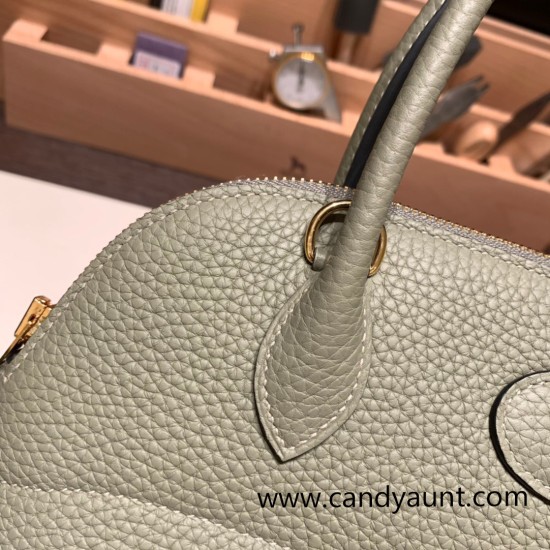Hermes 27cm bolide Tc Q1 /Sauge Gold Hardware Full Handmade Hermes 27cm bolide Tc Q1 /Sauge Gold Hardware Full Handmade