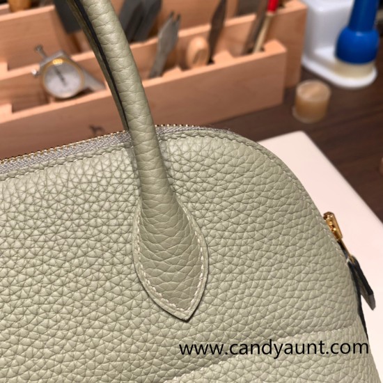 Hermes 27cm bolide Tc Q1 /Sauge Gold Hardware Full Handmade Hermes 27cm bolide Tc Q1 /Sauge Gold Hardware Full Handmade