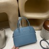75 / Blue Jean   Silver Hardware Bolide27cm  Epsom  Full Hand-Stitching