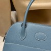 75 / Blue Jean   Silver Hardware Bolide27cm  Epsom  Full Hand-Stitching
