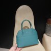 Z6 / Malachite   Silver Hardware   Bolide 27cm  Epsom  Full Hand-Stitching