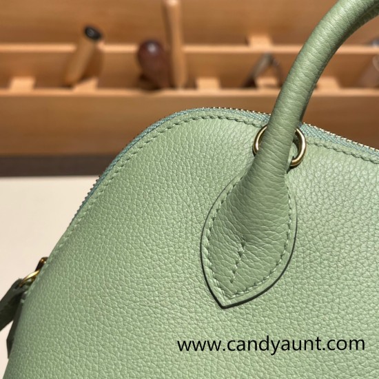 Hermes mini bolide evercolor 3I/Vert Criquet Full Handmade 001 Hermes mini bolide evercolor 3I/Vert Criquet Full Handmade 001