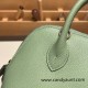 Hermes mini bolide evercolor 3I/Vert Criquet Full Handmade 001 Hermes mini bolide evercolor 3I/Vert Criquet Full Handmade 001