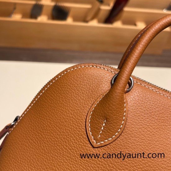 Hermes mini bolide evercolor 37/Gold Full Handmade 002 Hermes mini bolide evercolor 37/Gold Full Handmade 002