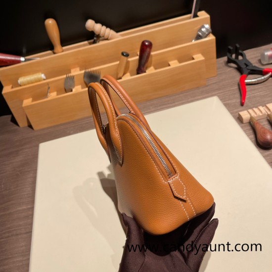 Hermes mini bolide evercolor 37/Gold Full Handmade 002 Hermes mini bolide evercolor 37/Gold Full Handmade 002