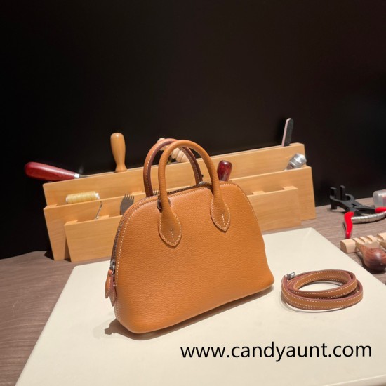 Hermes mini bolide evercolor 37/Gold Full Handmade 002 Hermes mini bolide evercolor 37/Gold Full Handmade 002