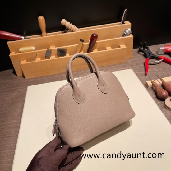Hermes mini bolide evercolor M8/Gris Asphalt Full Handmade 003 Hermes mini bolide evercolor M8/Gris Asphalt Full Handmade 003
