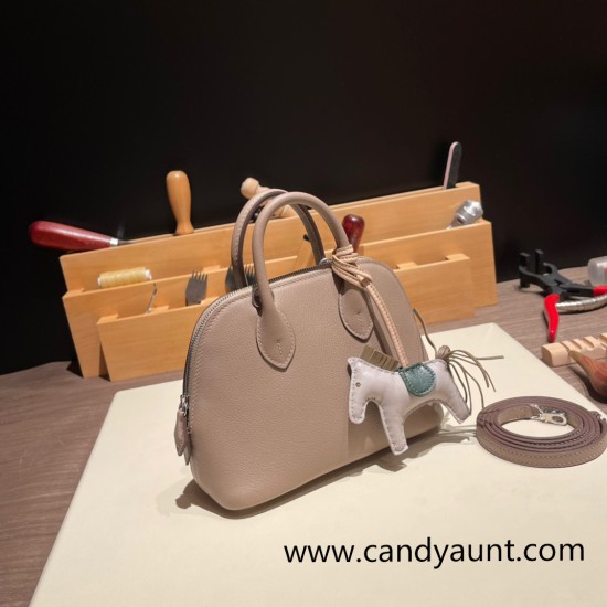 Hermes mini bolide evercolor M8/Gris Asphalt Full Handmade 003 Hermes mini bolide evercolor M8/Gris Asphalt Full Handmade 003