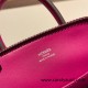 Hermes mini bolide evercolor L3 /Rose Purple Full Handmade 004 Hermes mini bolide evercolor L3 /Rose Purple Full Handmade 004