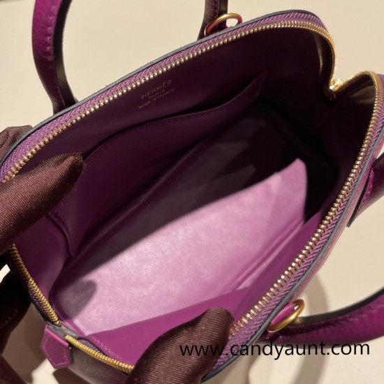 Hermes mini bolide evercolor P9 /Anemone Full Handmade 005 Hermes mini bolide evercolor P9 /Anemone Full Handmade 005