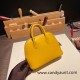 Hermes mini bolide evercolor 9D /Jaune Ambre Full Handmade 006 Hermes mini bolide evercolor 9D /Jaune Ambre Full Handmade 006