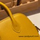 Hermes mini bolide evercolor 9D /Jaune Ambre Full Handmade 006 Hermes mini bolide evercolor 9D /Jaune Ambre Full Handmade 006