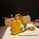 Hermes mini bolide evercolor 9D /Jaune Ambre Full Handmade 006 Hermes mini bolide evercolor 9D /Jaune Ambre Full Handmade 006