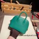 Hermes mini bolide evercolor U4 /Vert Vertigo Full Handmade 007 Hermes mini bolide evercolor U4 /Vert Vertigo Full Handmade 007