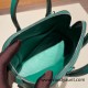 Hermes mini bolide evercolor U4 /Vert Vertigo Full Handmade 007 Hermes mini bolide evercolor U4 /Vert Vertigo Full Handmade 007