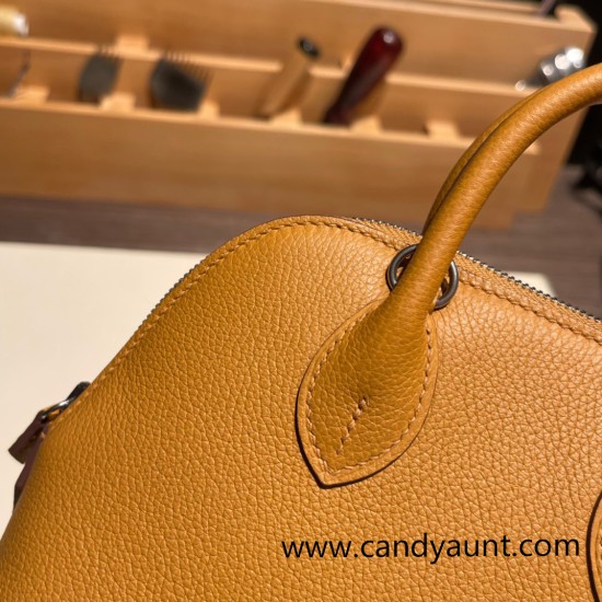 Hermes mini bolide evercolor 2S /Sesame Full Handmade 008 Hermes mini bolide evercolor 2S /Sesame Full Handmade 008