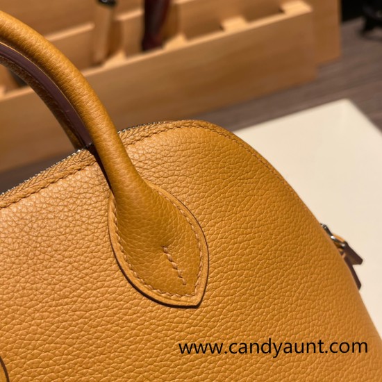 Hermes mini bolide evercolor 2S /Sesame Full Handmade 008 Hermes mini bolide evercolor 2S /Sesame Full Handmade 008
