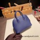 Hermes mini bolide evercolor 73 /Blue Saphir Full Handmade 010 Hermes mini bolide evercolor 73 /Blue Saphir Full Handmade 010