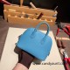 Hermes mini bolide evercolor P3 /Blue du Nord Full Handmade 011 Hermes mini bolide evercolor P3 /Blue du Nord Full Handmade 011