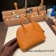 Hermes mini bolide evercolor 1H /Toffee Full Handmade 012 Hermes mini bolide evercolor 1H /Toffee Full Handmade 012