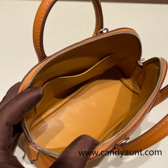 Hermes mini bolide evercolor 1H /Toffee Full Handmade 012 Hermes mini bolide evercolor 1H /Toffee Full Handmade 012
