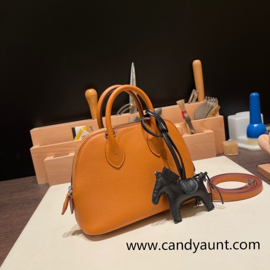 Hermes mini bolide evercolor 1H /Toffee Full Handmade 012 Hermes mini bolide evercolor 1H /Toffee Full Handmade 012