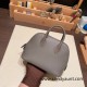Hermes mini bolide evercolor 8F /Etain Full Handmade 013 Hermes mini bolide evercolor 8F /Etain Full Handmade 013