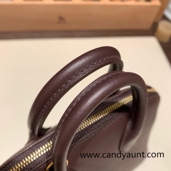 Hermes mini bolide evercolor 0G /Rouge Sellier & Framboise Full Handmade 014 Hermes mini bolide evercolor 0G /Rouge Sellier & Framboise Full Handmade 014