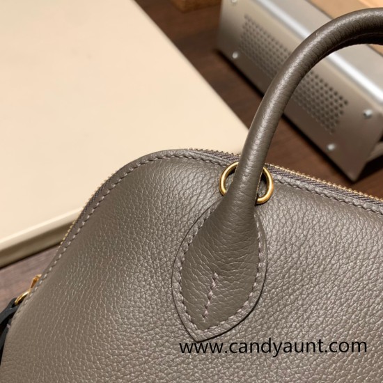 Hermes mini bolide evercolor 8F /Etain Full Handmade 015 Hermes mini bolide evercolor 8F /Etain Full Handmade 015