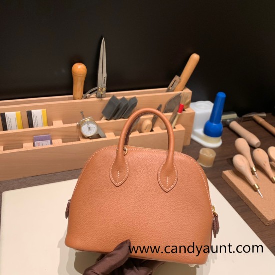 Hermes mini bolide evercolor 37/Gold Full Handmade 016 Hermes mini bolide evercolor 37/Gold Full Handmade 016