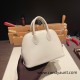 Hermes mini bolide Chevre 10 /Craie Full Handmade 018 Hermes mini bolide Chevre 10 /Craie Full Handmade 018