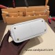 Hermes mini bolide Chevre 7R /Azur Full Handmade 019 Hermes mini bolide Chevre 7R /Azur Full Handmade 019