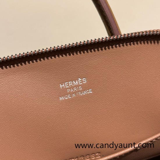 Hermes mini bolide Chevre 2J /Quebracho Full Handmade 020 Hermes mini bolide Chevre 2J /Quebracho Full Handmade 020