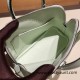 Hermes mini bolide Chevre 0S vertdeau Full Handmade 021 Hermes mini bolide Chevre 0S vertdeau Full Handmade 021