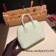 Hermes mini bolide Chevre 0S vertdeau Full Handmade 021 Hermes mini bolide Chevre 0S vertdeau Full Handmade 021