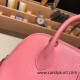 Hermes mini bolide Chevre 1Q/Rose Confetti Full Handmade 022 Hermes mini bolide Chevre 1Q/Rose Confetti Full Handmade 022