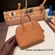 Hermes mini bolide Chevre 37/Gold Full Handmade 024 Hermes mini bolide Chevre 37/Gold Full Handmade 024