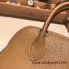Hermes mini bolide Chevre 2J Quebracho Full Handmade 025