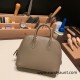 Hermes mini bolide Chevre 8C /Elephant Grey Full Handmade 027 Hermes mini bolide Chevre 8C /Elephant Grey Full Handmade 027