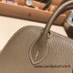Hermes mini bolide Chevre 8C /Elephant Grey Full Handmade 027 Hermes mini bolide Chevre 8C /Elephant Grey Full Handmade 027