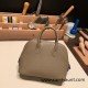 Hermes mini bolide Chevre 8C /Elephant Grey Full Handmade 027 Hermes mini bolide Chevre 8C /Elephant Grey Full Handmade 027